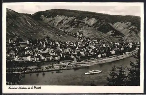 AK Klotten a. d. Mosel, Teilansicht mit Kirche