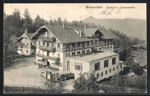 AK Birkenstein, Blick auf Gasthof z. Kramerwirt