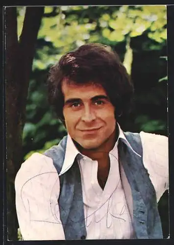 AK Musiker Peter Rubin, mit original Autograph