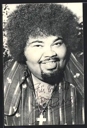 AK Musiker John Russell, mit original Autograph