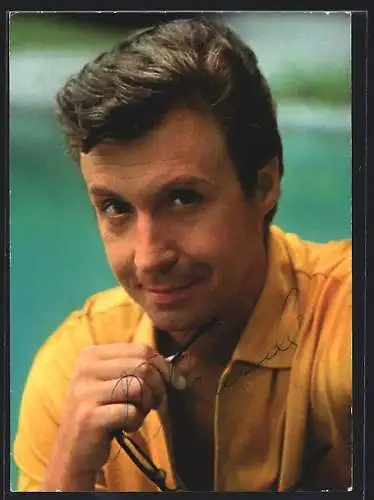 AK Portrait des Sängers Peter Alexander mit original Autograph