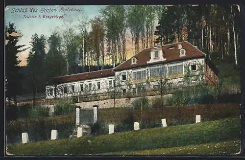 AK Tellnitz i. Erzgebirge, Schloss des Grafen Ledebour