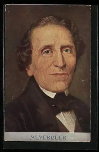 AK Portrait von Giacomo Meyerbeer