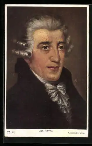 Künstler-AK Porträt des Komponisten Jos. Haydn