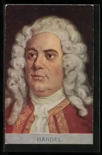 AK Portrait Musiker Händel