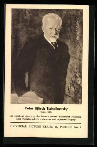 AK Peter Iljitsch Tschaikowsky, 1840-1893, Komponist