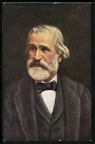 AK Portrait von Giuseppe Verdi, 1813-1901