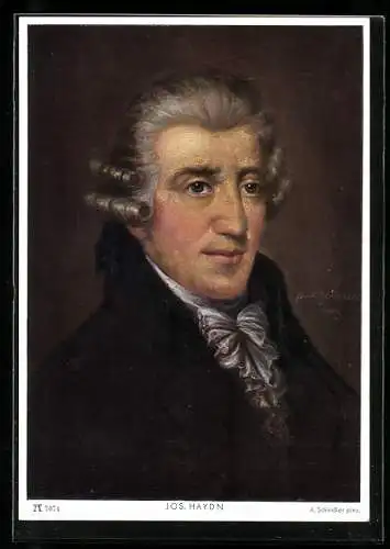 AK Portrait des Komponisten Joseph Haydn