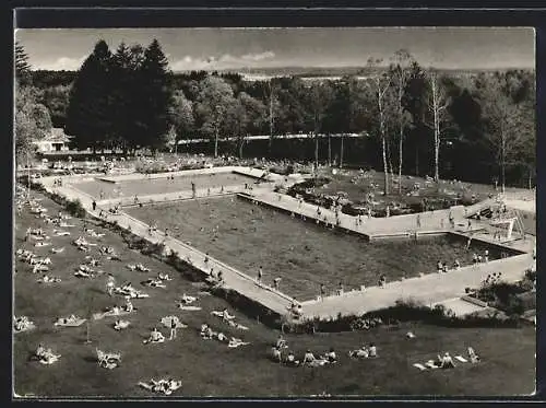 AK Bad Wörishofen /Allgäu, Städt. Schwimmbad am Sonnenbüchl