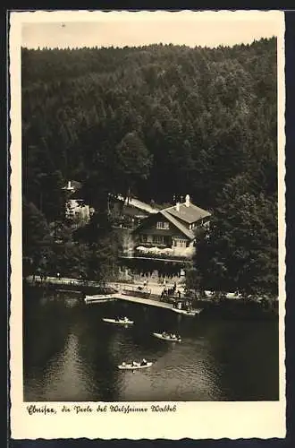 AK Ebnisee, Das Hotel Ebnisee aus der Vogelschau