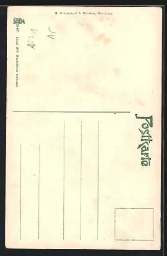 AK Bremen, Blick aufs Roland Denkmal