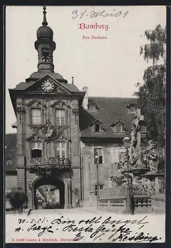 AK Bamberg, am Rathaus