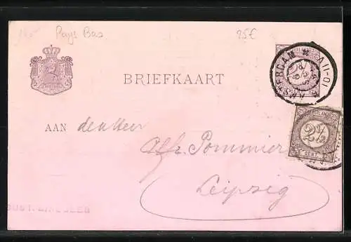 AK Königin Wilhelmina I., Jubiläumsjahr 1898