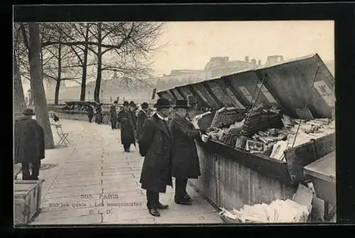 AK Paris, Sur les quais, Les bouquinistes