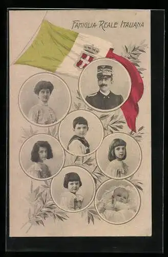 AK Famiglia Reale Italiana