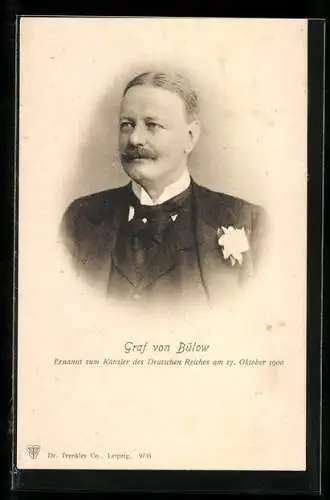 AK Graf von Bülow, Kanzler des Deutschen Reiches