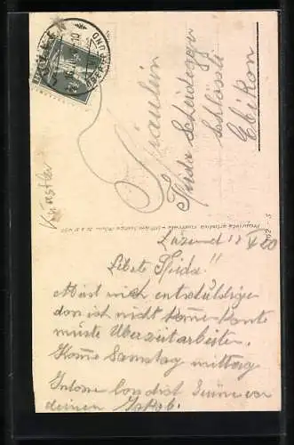 Künstler-AK T. Corbella: junges Paar umarmt sich