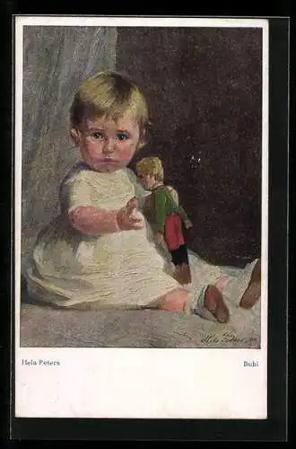 Künstler-AK Hela Peters: Bubi