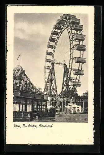 AK Wien, Prater mit Riesenrad