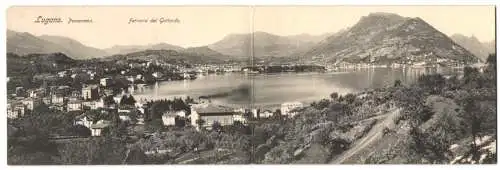 Klapp-AK Lugano, Panorama, Ferrovia del Gottardo