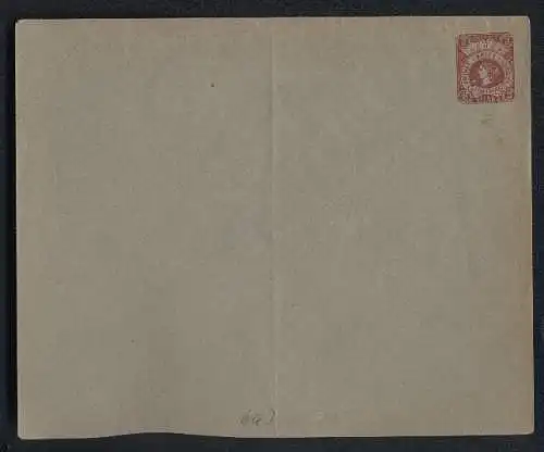 Briefumschlag Ganzsache der privaten Hansa-Stadtpost, 3 Pfennig