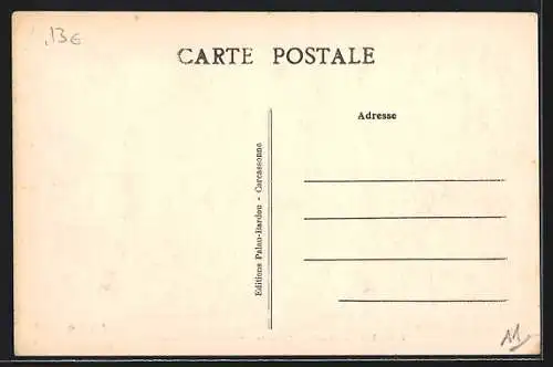 AK Labécède-Lauragais, La Poste, Avenue de Castelnaudary