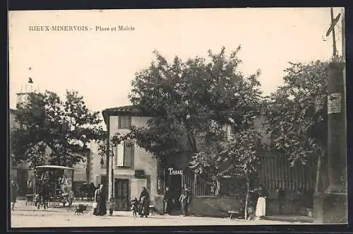 AK Rieux-Minervois, Place et Mairie