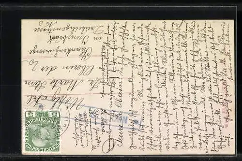 AK Wien, 23. Eucharistischer Kongress 1912, Empfang des päpstlichen Legaten