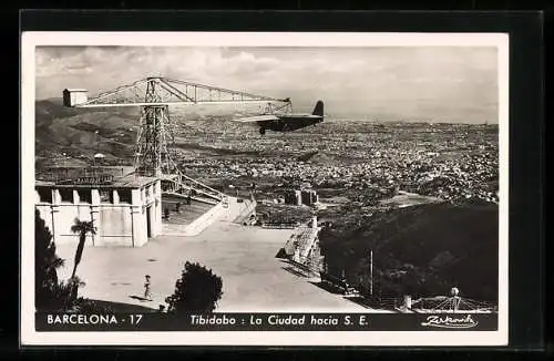 AK Barcelona, Tibidabo: la Ciudad hacia S.E.