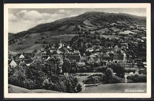 AK Steinkirchen / Braunsbach, Teilansicht mit Bäumen