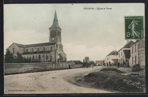 AK Poisson, Église et Poste