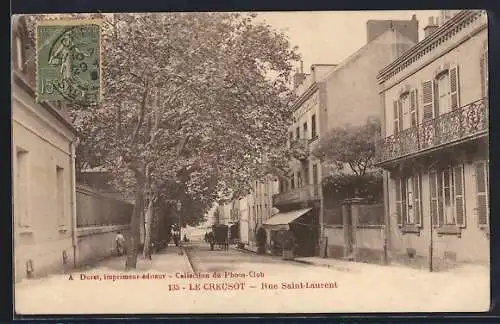 AK Le Creusot, Rue Saint-Laurent