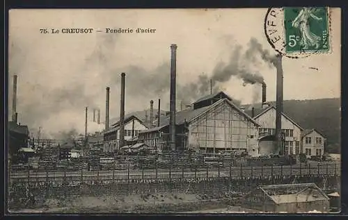 AK Le Creusot, Fonderie d`acier