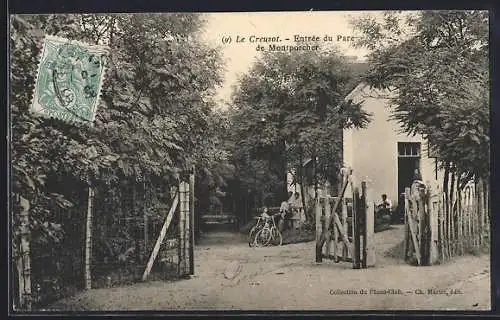 AK Le Creusot, Entrée du Parc de Montporcher