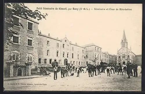 AK Rimont, Petit Séminaire de Rimont par Buxy, Séminaire et Cour de Récréation