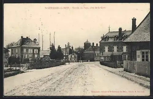 AK St-Germain-du-Bois, Entrée du Pays, côté de la Gare