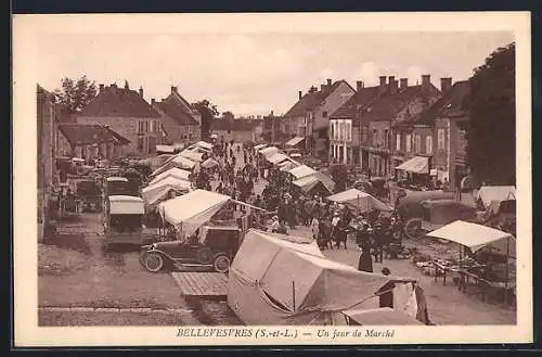 AK Bellevesvres, Un jour de Marché