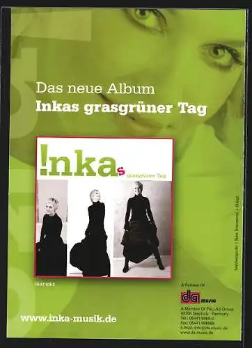 AK Musikerin Inka mit original Autograph