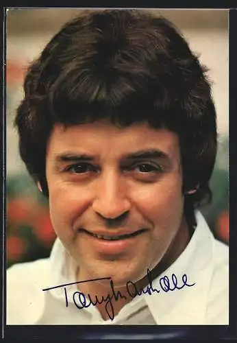AK Sänger Tony Marshall im Porträt, Autograph