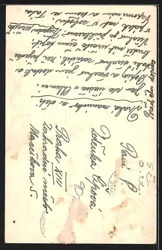 AK Chlum, Pomnik z. r. 1813 v Chlumci