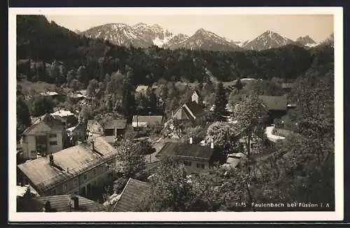 AK Faulenbach i. A., Totalansicht aus der Vogelschau