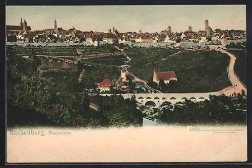 AK Rothenburg / Tauber, Panorama