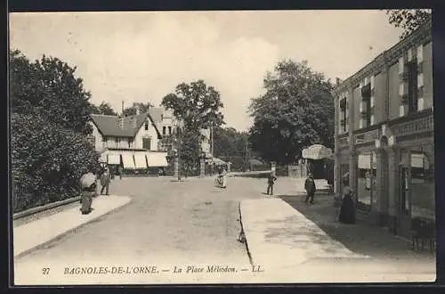 AK Bagnoles-de-l`Orne, La Place Méliodon