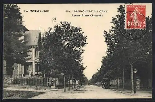 AK Bagnoles-de-l`Orne, Avenue Albert Christophe