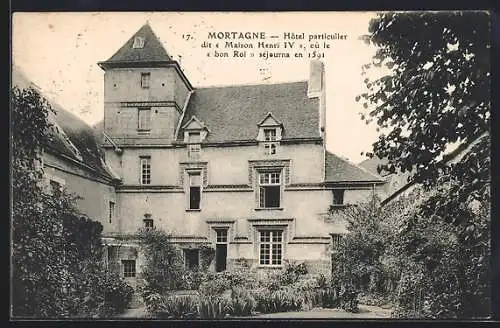 AK Mortagne, l`hôtel particulier dit maison Henri IV