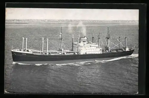 AK Handelsschiff S. S. Andyk nahe der Küste