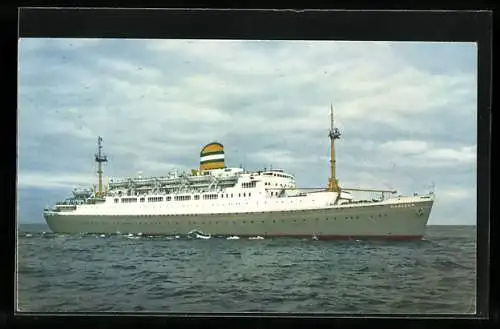 AK Passagierschiff SS Maasdam auf der hohen See