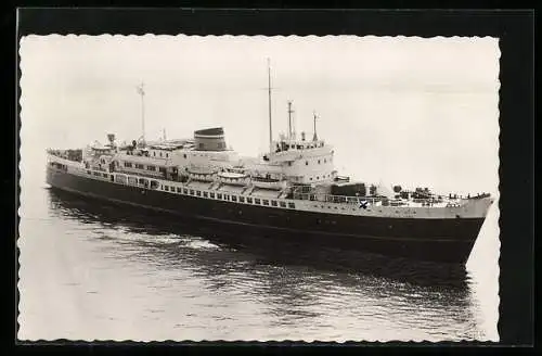 AK Passagierschiff MS Koningin Emma auf hoher See