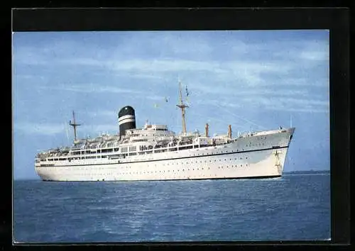 AK Passagierschiff SS Nevasa auf hoher See, British India Steam Navigation Co. Ltd.