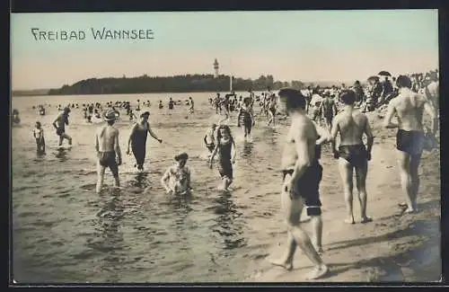 AK Berlin, Freibad am Wannsee